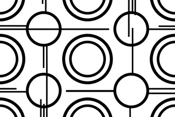 black and white seamless pattern