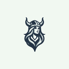 Viking Girl Logo