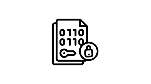 encryption animated icon