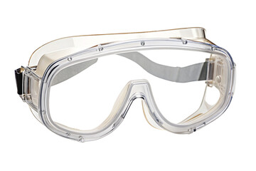 Clear safety goggles for eye protection in various environments and activities