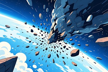 abstract blue background