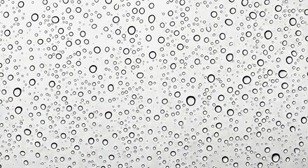 Water Drops on Glass