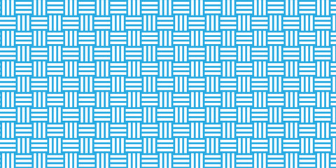 abstract blue square overlap ornament textile fabric transparent maze and line mosaic tile texture retro ornament vector background