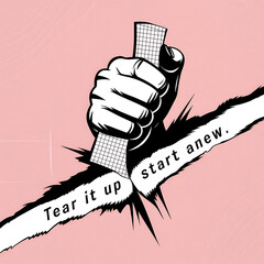 Tear It Up, Start Anew – Embrace Change and New Beginnings