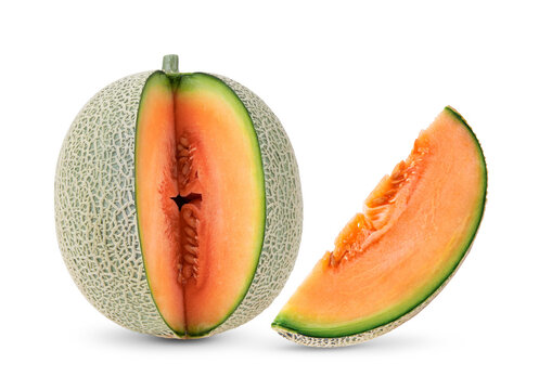 rmelon isolated on transparent png ( image from camera )