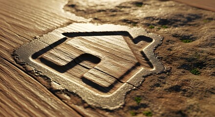 cross on a wooden background