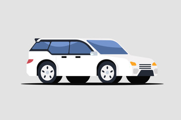 Car Flat Illustration