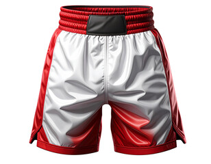 Boxing Shorts PNG — Athletic Training Shorts Isolated on Transparent Background