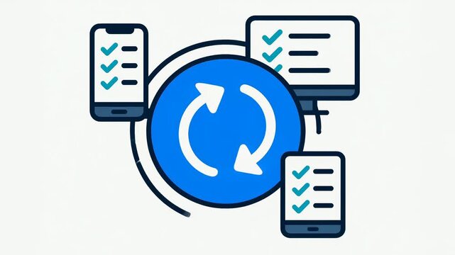 Efficient digital task management with synchronized checklists across multiple devices enhances workflow, productivity, and organized task completion