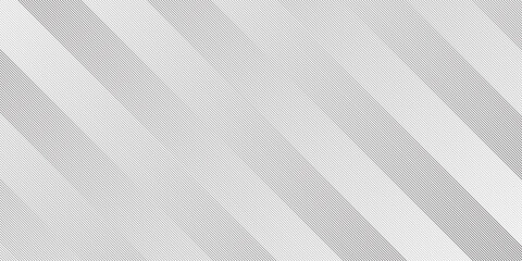 Obraz premium Geometric diagonal oblique vector curve gradient black and white graphic stripe line. Repeated fine diagonal lines Thin slash line stripes diagonal vector elegant background 