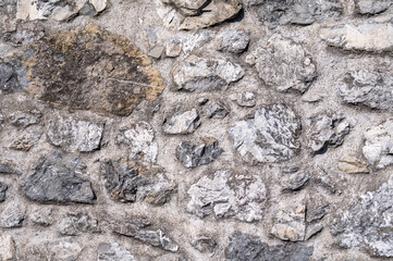 Vieux mur en pierre — texture naturelle plein cadre