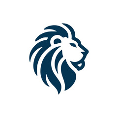 Minimalist Lion Logo