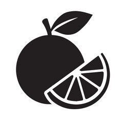 Vibrant juicy orange slice illustration with a refreshing citrus segment design perfect for food and beverage branding