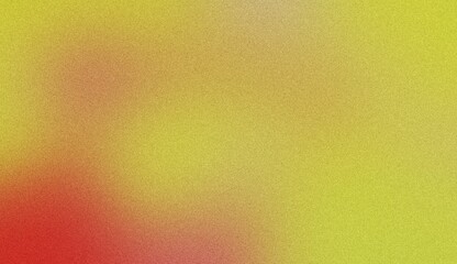 Abstract textured background with a gradient of warm red to bright yellow, featuring a subtle, intricate pattern. Noise background. Gradient texture background