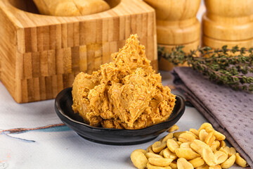 Crunchy peanut butter fat product