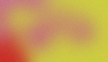 A vibrant, abstract background with a gradient of warm colors, transitioning from deep red to bright yellow, with a subtle textured effect. Noise background. Gradient texture background