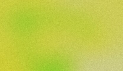 Abstract textured background with a vibrant gradient of lime green and yellow, suggesting freshness and energy. Noise background. Gradient texture background