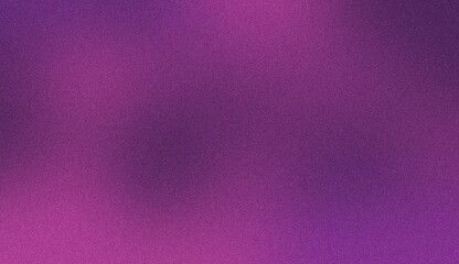 A textured, abstract background with a gradient of deep purple and vibrant magenta, creating a rich, artistic effect. Noise background. Gradient texture background