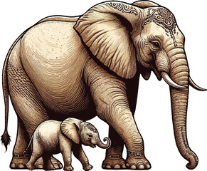 Elephant Family © Inoe