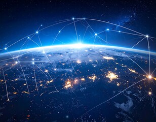 Global Network Connectivity - A Vision of Interconnected Communication and Technology.