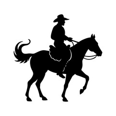 horse rider silhouette