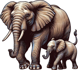 Elephant Family © Inoe