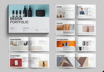 Graphic Design Portfolio Template Landscape