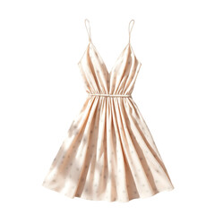 Elegant summer slip dress with delicate star pattern for vacations, parties, and lounging at home in style for effortless chicness