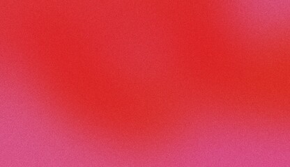 A vibrant, textured background with a gradient transitioning from bright red to soft pink, evoking warmth and passion. Noise background. Gradient texture background