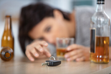 concept of dont drink and drive