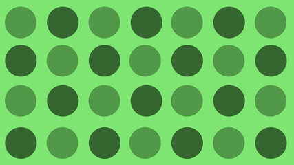 abstract green background with circles