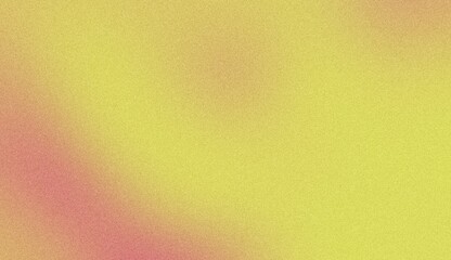 A textured, abstract background with a gradient of warm colors, transitioning from pink to yellow and orange hues. Noise background. Gradient texture background