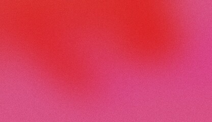 Abstract gradient of vibrant red and pink watercolor texture with subtle brushstrokes and a soft, organic feel. Noise background. Gradient texture background
