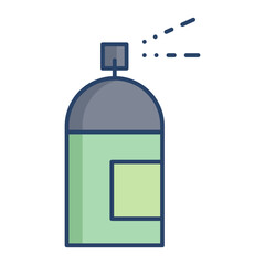 Obraz premium paint spray can linear color icon design