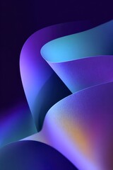 Abstract Colorful Waves in Smooth Gradient Flow