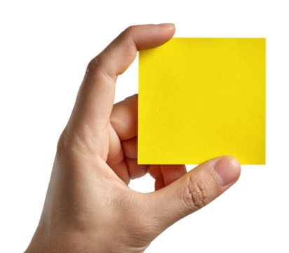 Creative note-taking tips office space visual guide bright environment isolated on transparent background