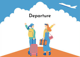 旅行へ出発する人たち © kid_a