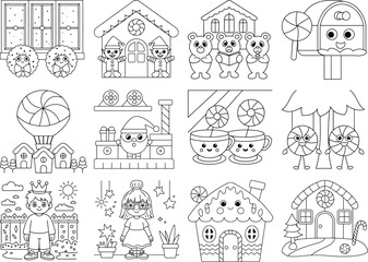 Naklejka premium Whimsical Christmas and Holiday Coloring Pages festive with