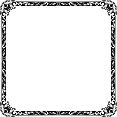 Obraz premium Art Nouveau Ancient Hero Illustration – Elegant Ornamental Warrior with Floral Motif