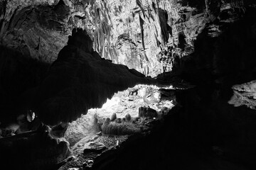 Interior of the Postojna Cave, Slovenia