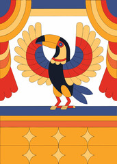 Creative visual, modern style, aesthetic idea, graphic composition, trendy art