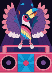 Creative visual, modern style, aesthetic idea, graphic composition, trendy art