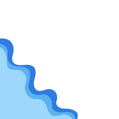 Wavy Paper Cut Corner