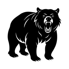 vector illustration of a bear