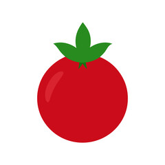 simple flat colour style vector art of a pomegrana