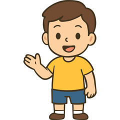 Young Boy Character Illustration