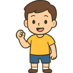 Young Boy Character Illustration