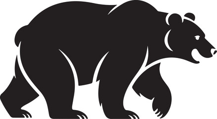Obraz premium silhouette of a bear
