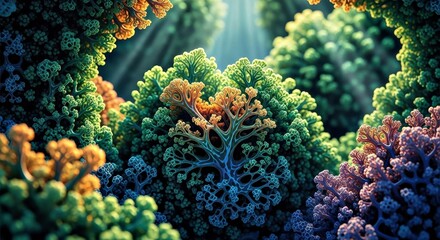 Abstract Visualization of Evolving Biomimetic Artificial Intelligence Patterns