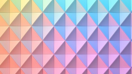 Abstract geometric pastel color pattern for background.